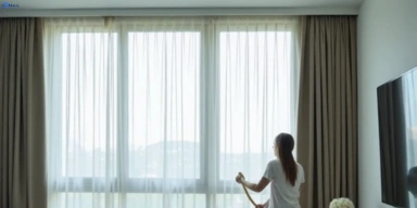 Delicate sheer drape cleaning point-cook-vic Matty Curtain Cleaning