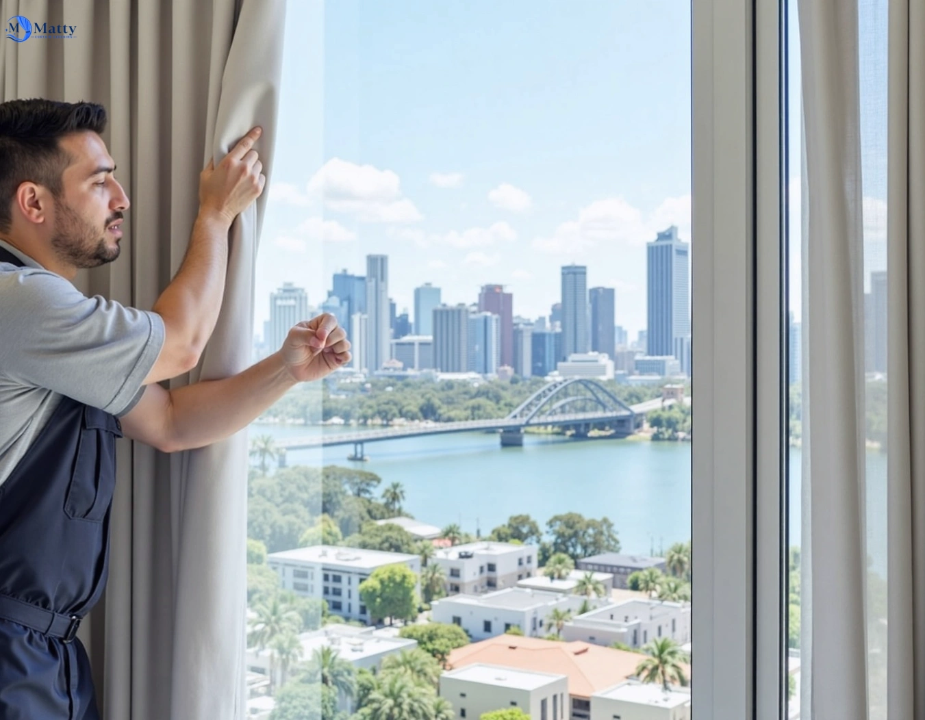 Professional curtain steam cleaning service point-cook-vic QLD by Matty Curtain Cleaning