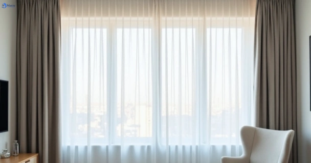 Freshly steam cleaned curtains in point-cook-vic QLD